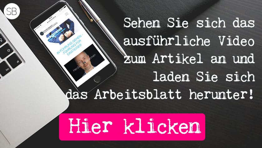 Link zum Video und Leitfaden zum erfolgreichen Einstieg in Kritikgespräche