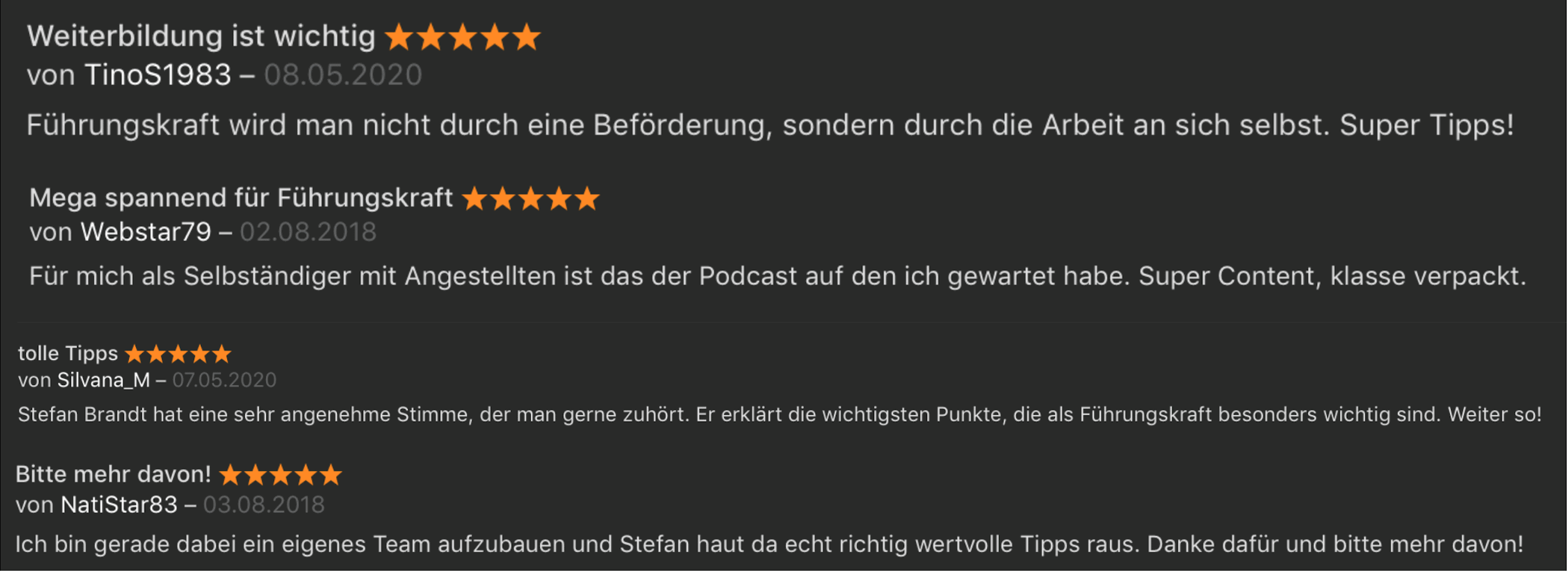 Podcast-in-fuehrung-gehen-Kundenstimmen Podcast In Führung gehen - Kundenstimmen