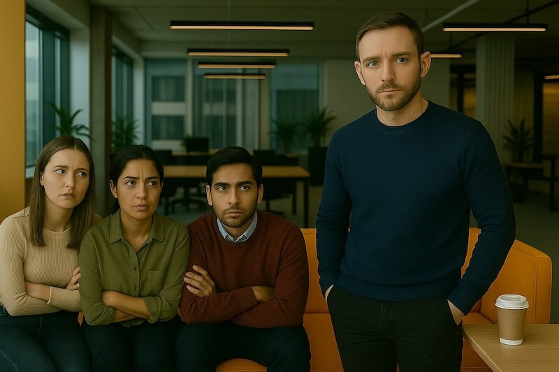 Wenn du ein Team übernehmen wirst, stößt du erst mal auf Misstrauische Gesichter