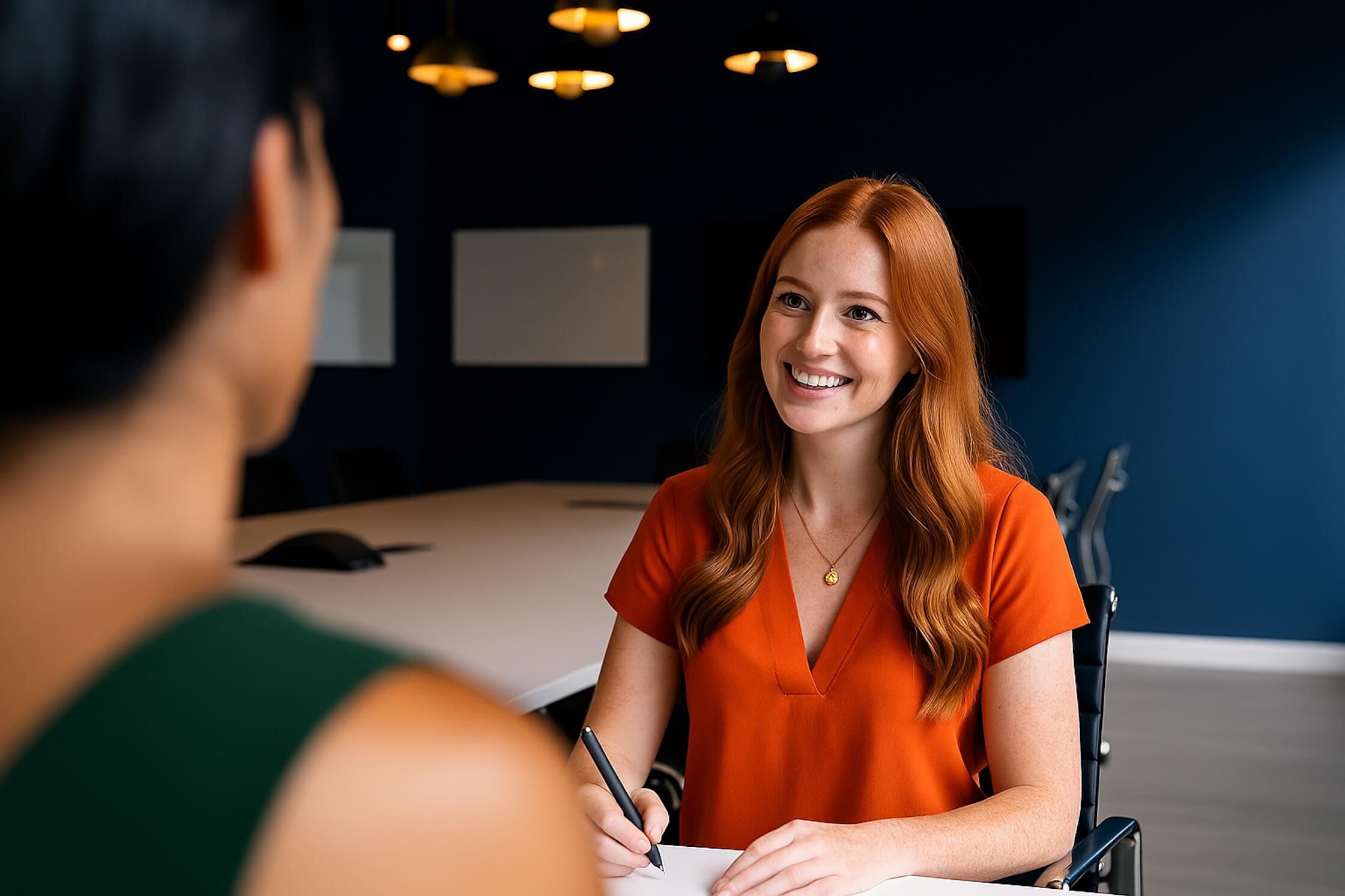 Umgang mit schwierigen Mitarbeitern - Führungskraft spricht mit Mitarbeiterin